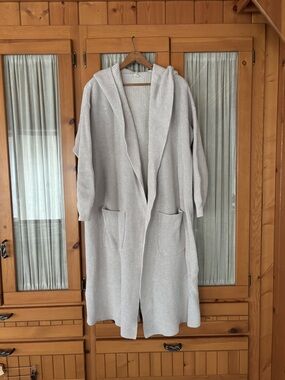 Goumi Organic Cotton Hooded Cardigan/Robe